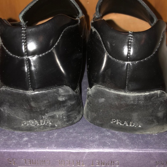 Prada - Men’s Black Leather Slip On Loafers main image 4